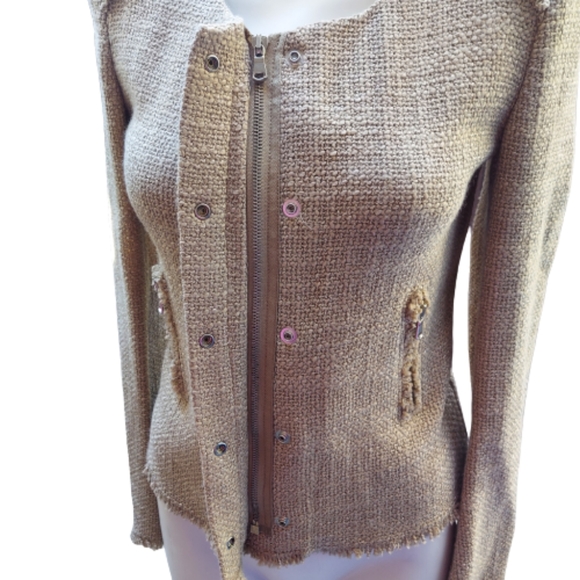 Stile Benetton Italian Lana Wool Blend Tweed Jacket - Picture 4 of 16